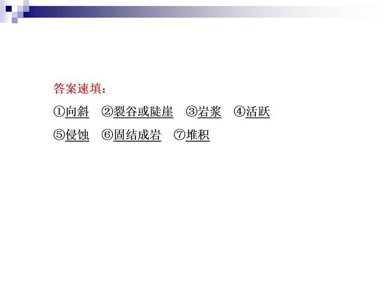 2018届《红对勾》高考地理二轮复习课件：专题5　地壳的运动规律08