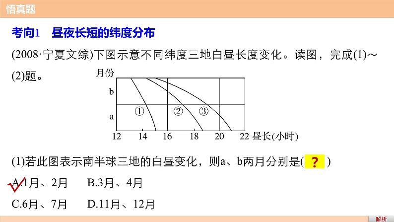 2018版步步高《考前三个月》专题课件：专题三 必考点7 自然地理事项的水平分布规律第3页