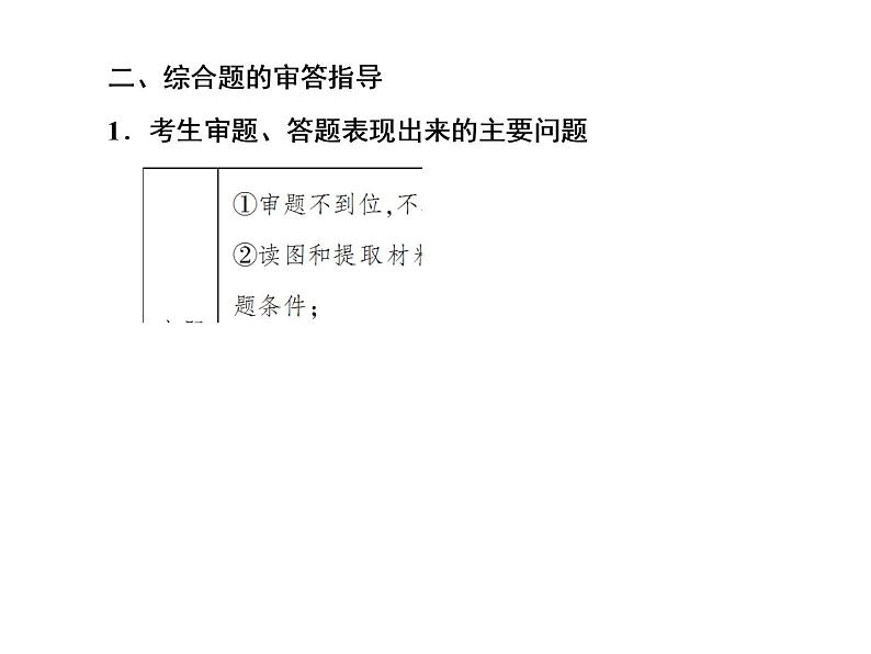 2018版高考地理二轮专题复习课件：第四部分 考前特训篇 专题四 考场答题策略指导 （共19张PPT）第8页