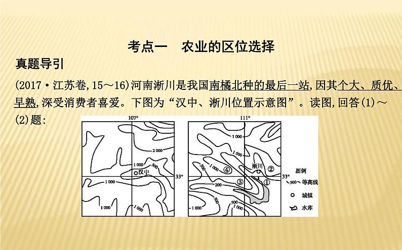 2018届 二轮复习 专题七　农业 课件（37张）（全国适用）05