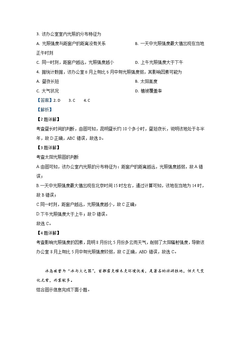 2018-2019学年新疆生产建设兵团第二中学高二下学期5月月考地理试题 解析版02