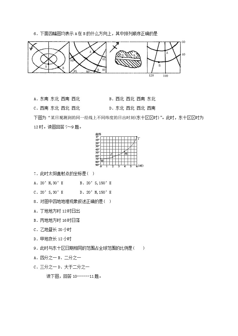 2018-2019学年江苏省东台市创新学校高二4月检测地理试题 Word版02