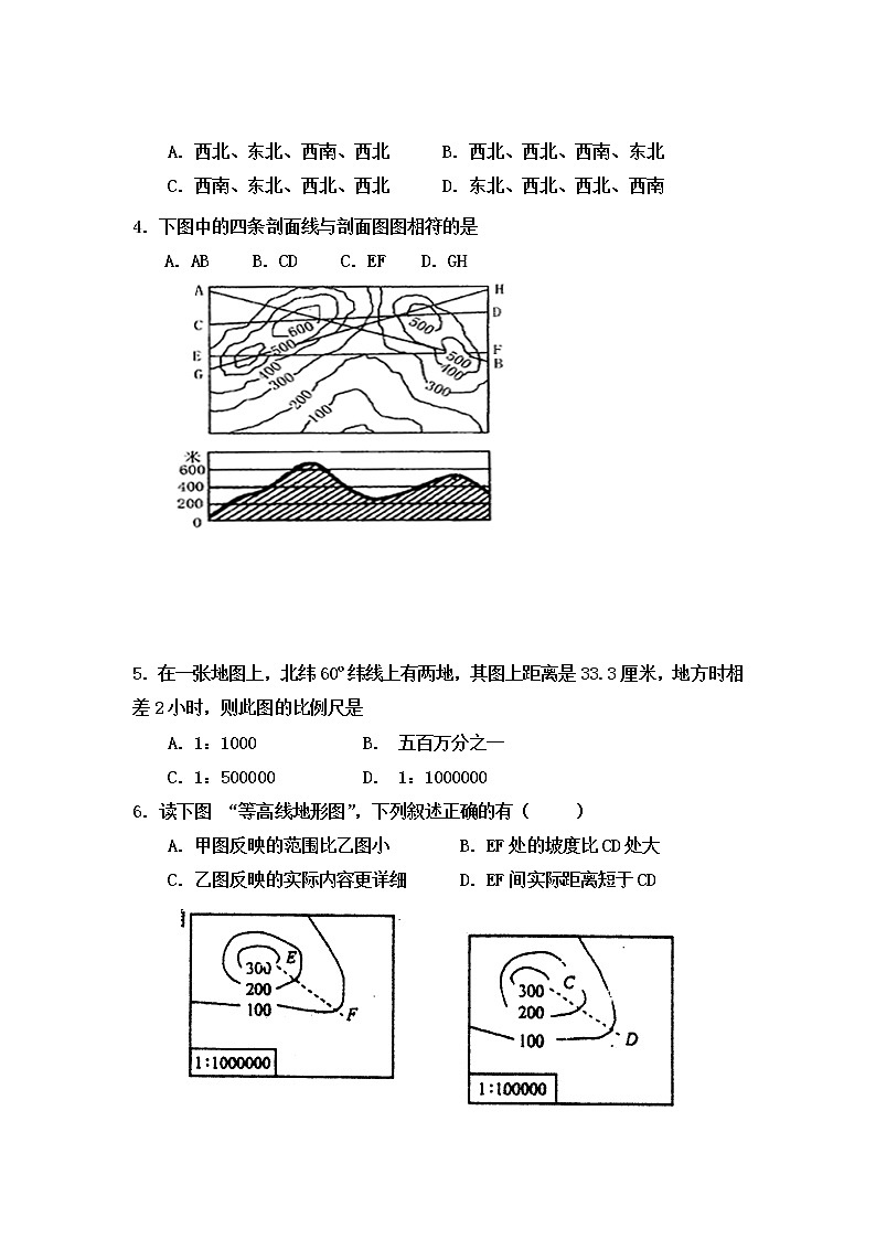 2018-2019学年宁夏青铜峡市高级中学高二12月月考地理试题 Word版第2页