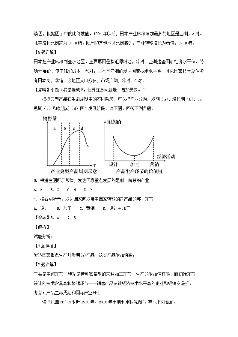 2018-2019学年贵州省思南中学高二上学期第二次月考地理试题 解析版03
