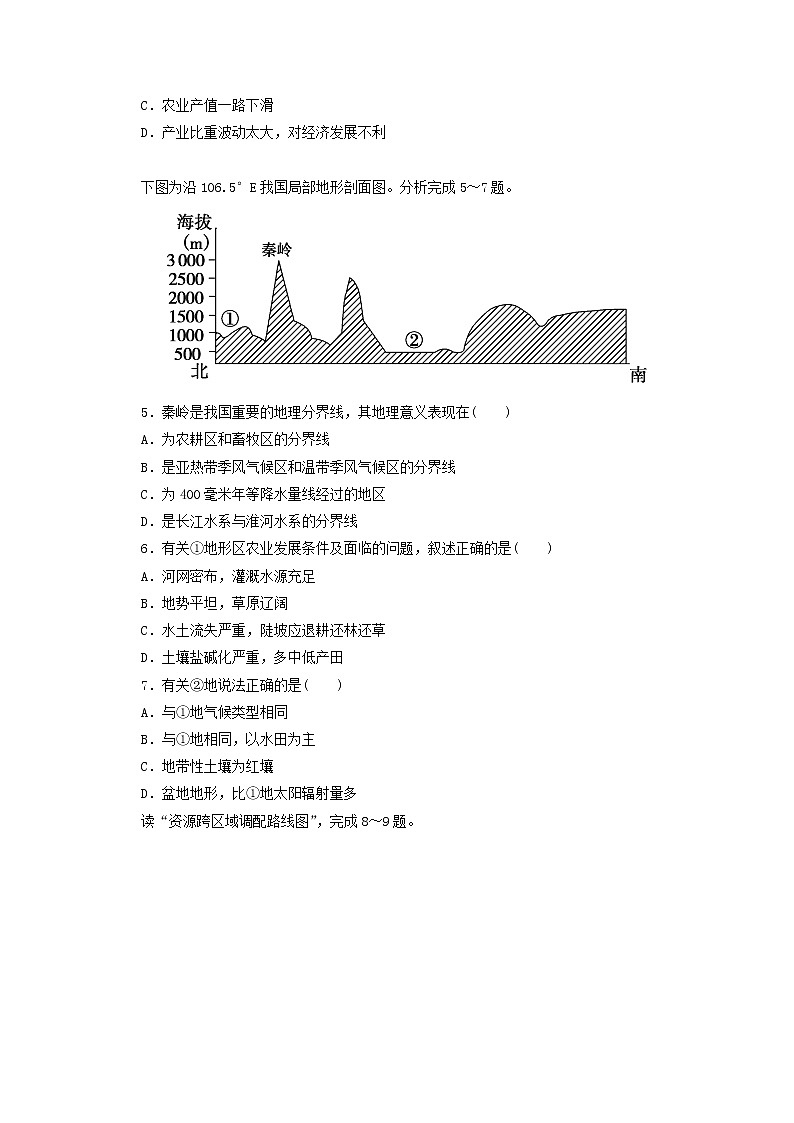 2018-2019学年河南省鹤壁市淇县第一中学高二上学期第三次月考地理试题 Word版02