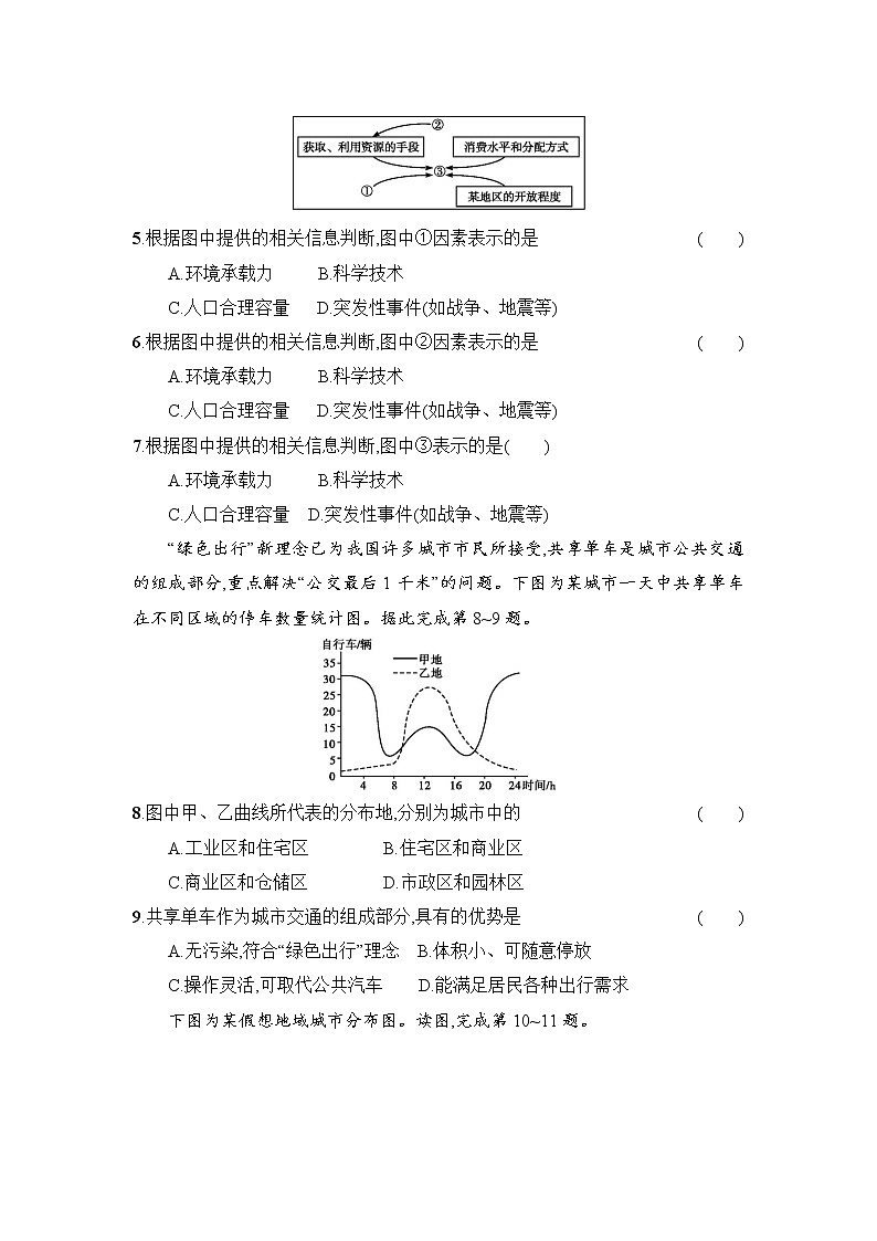 2019-2020学年河北省承德第一中学高二上学期开学考试地理试题 Word版02