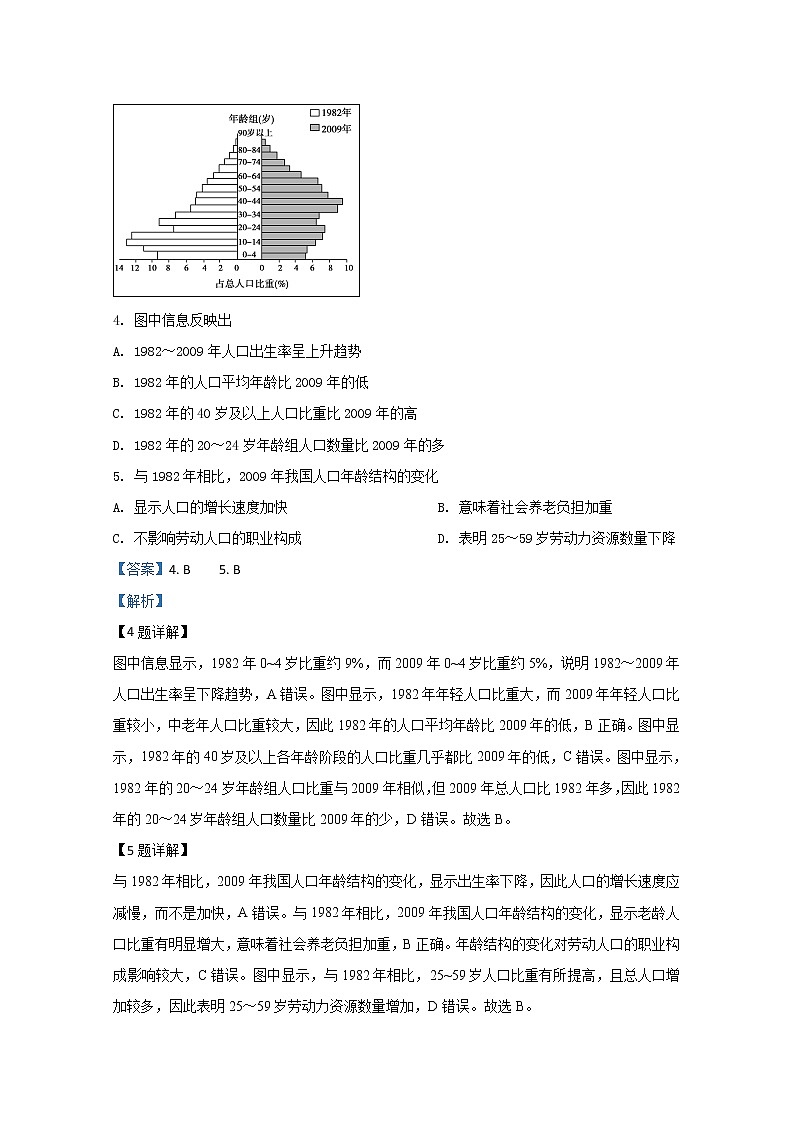 河北省承德市第一中学2019-2020学年高一3月疫情期间直播课堂检测地理试题02