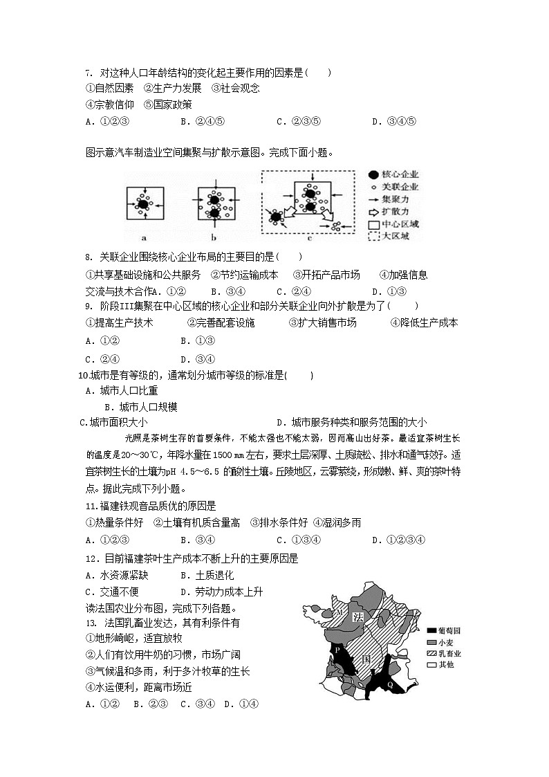 河南省新乡市长垣第十中学2019-2020学年高一下学期第六次周考地理试题第2页