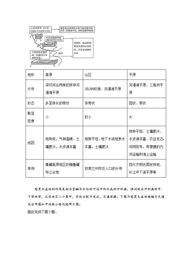 河北省张家口市崇礼县第一中学2019-2020学年高一下学期期中考试地理试题02