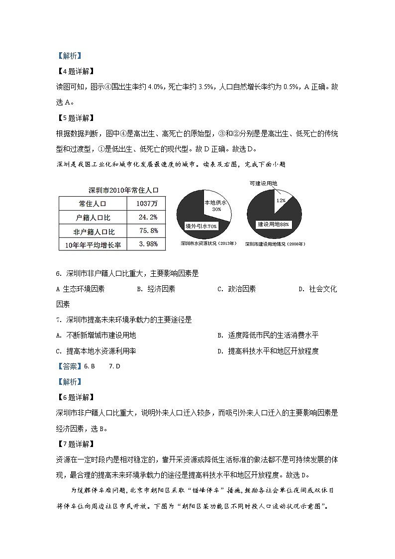 宁夏银川市长庆高级中学2019-2020学年高一下学期期中考试地理试题第3页