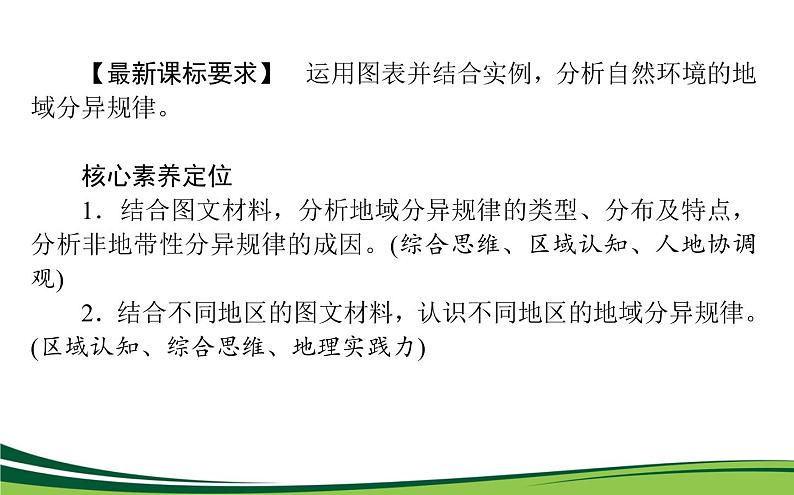 （新）人教版高中地理选择性必修1课件：5.2 自然环境的地域差异性02