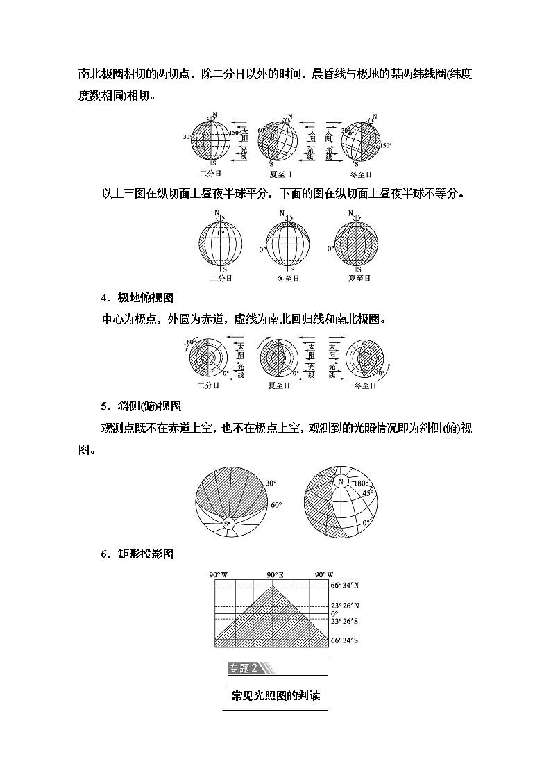 2020-2021学年地理中图版必修1教师用书：第1章章末小结与测评第3页