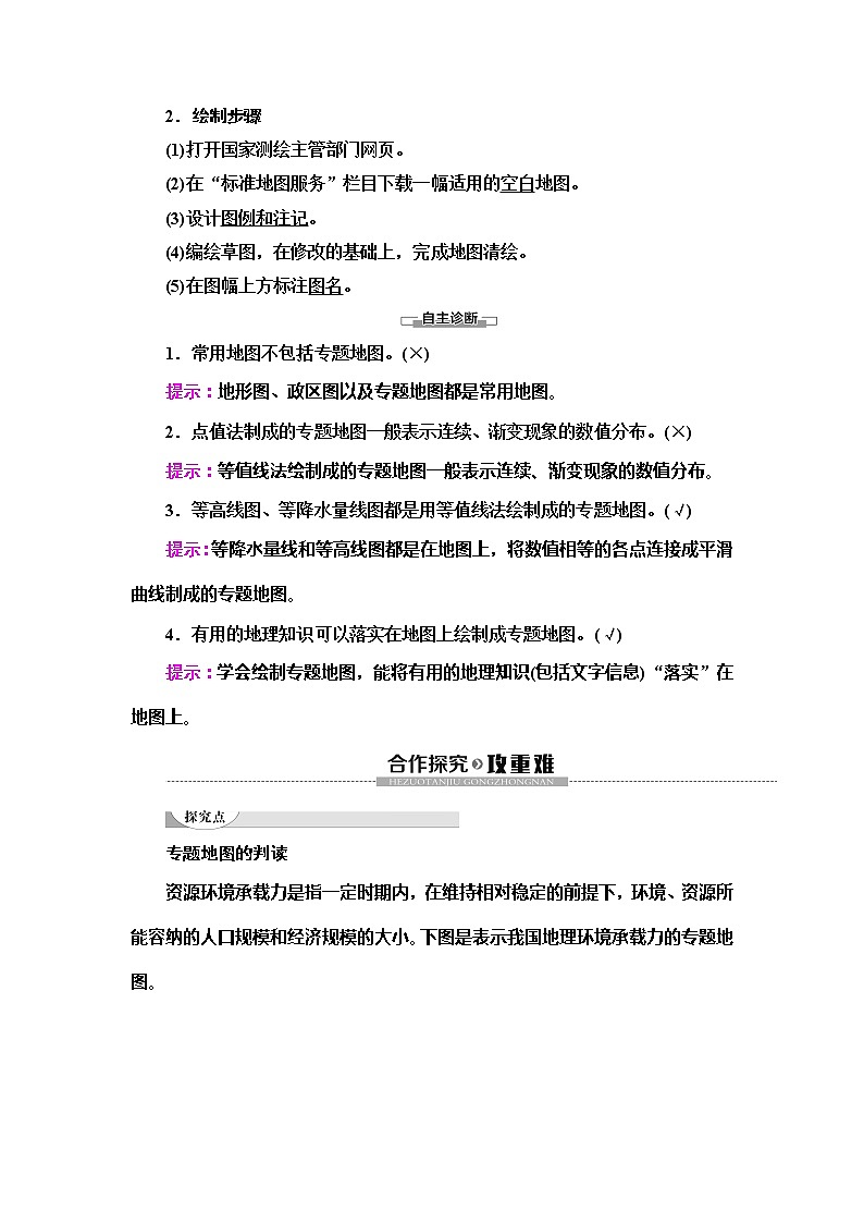 （新教材）2019-2020学年鲁教版地理必修第二册教师用书：第1单元单元活动　学用专题地图02