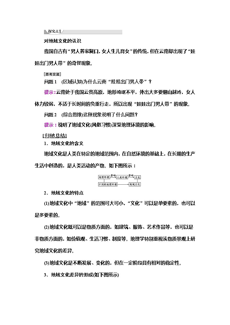 （新教材）2019-2020学年鲁教版地理必修第二册教师用书：第2单元第2节　地域文化与城乡景观03