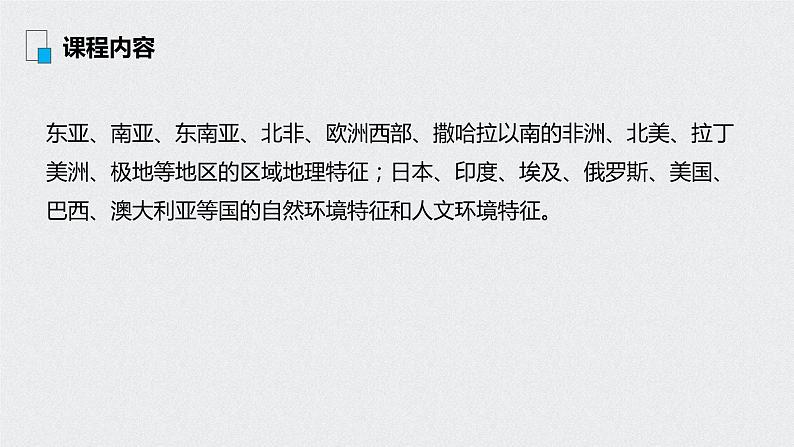 2021年高考地理一轮复习 第4部分 区域地理 第1章 第36讲　世界重要地区和主要国家 课件02