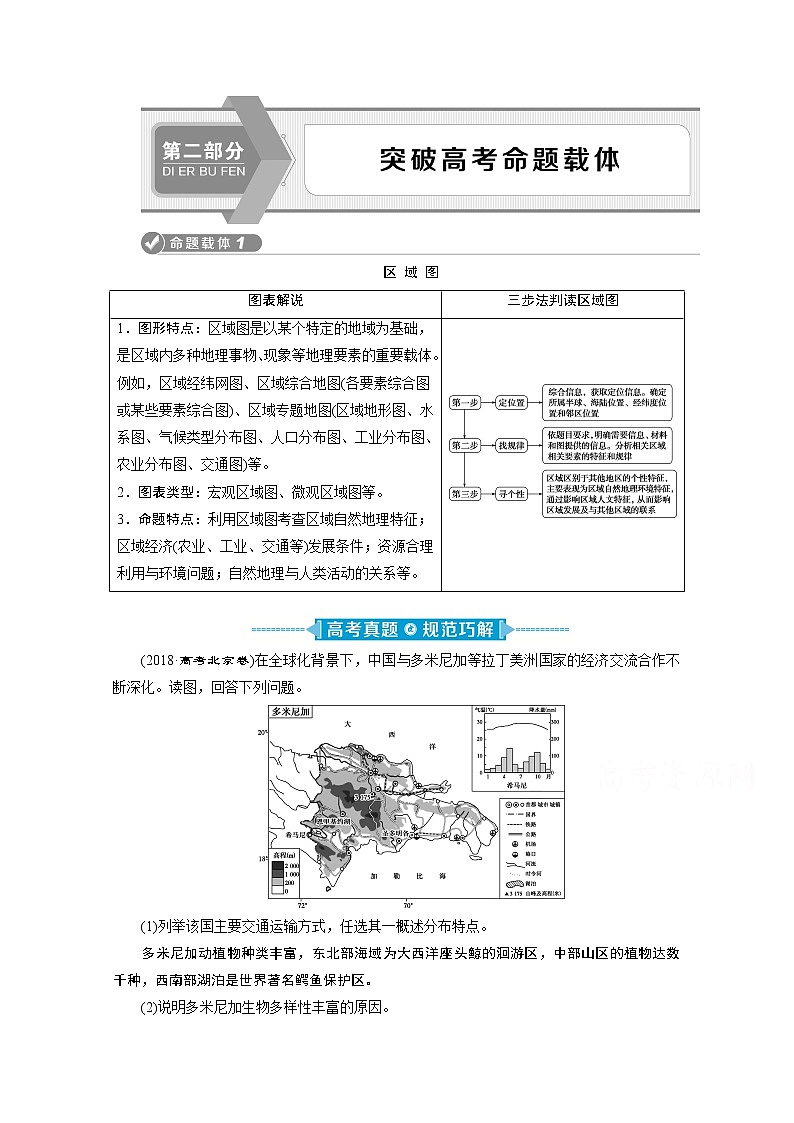 2020新课标高考地理二轮讲义：命题载体1-301