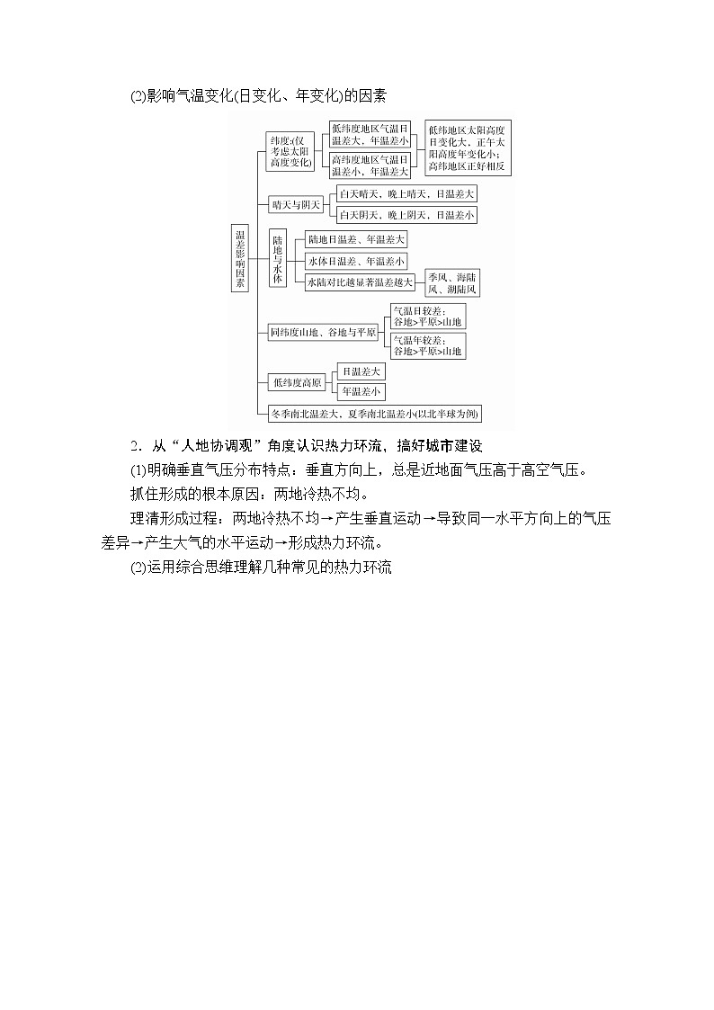 2020届高考地理大二轮专题复习冲刺地理（创新版）教师用书习题：专题二大气运动规律03