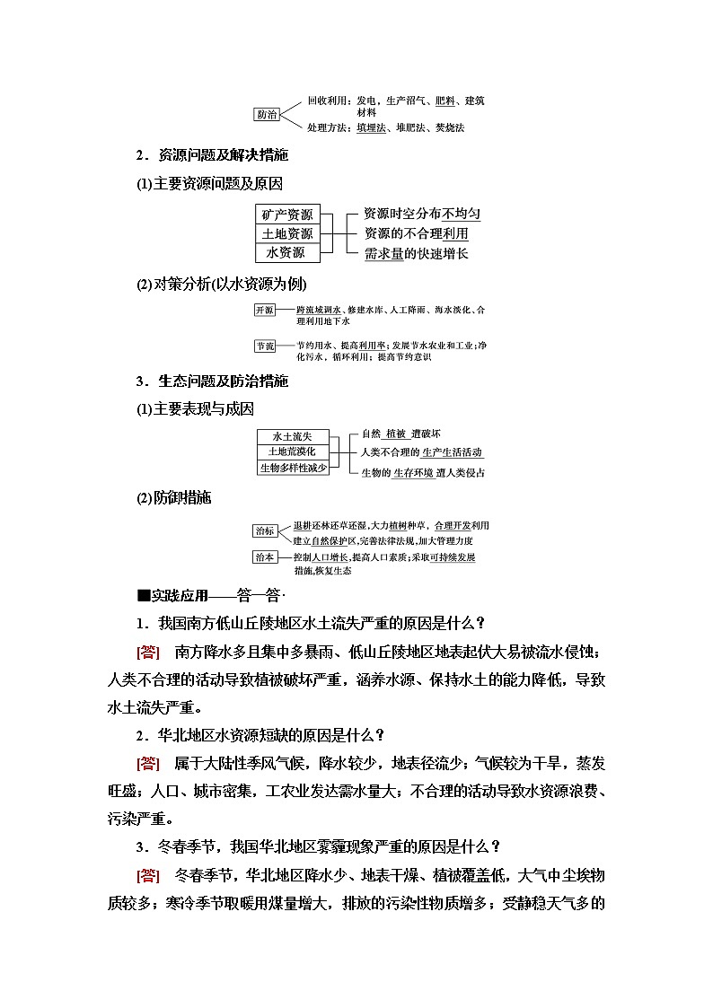 2020新课标高考地理二轮复习教师用书：第1部分专题10环境保护02