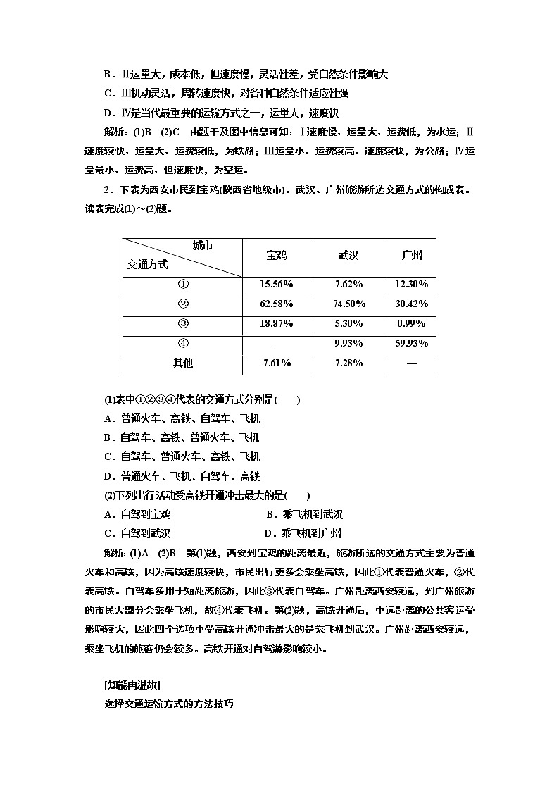2019版高考地理通用版二轮复习讲义：第二部分五大人类活动之（四）区际联系02
