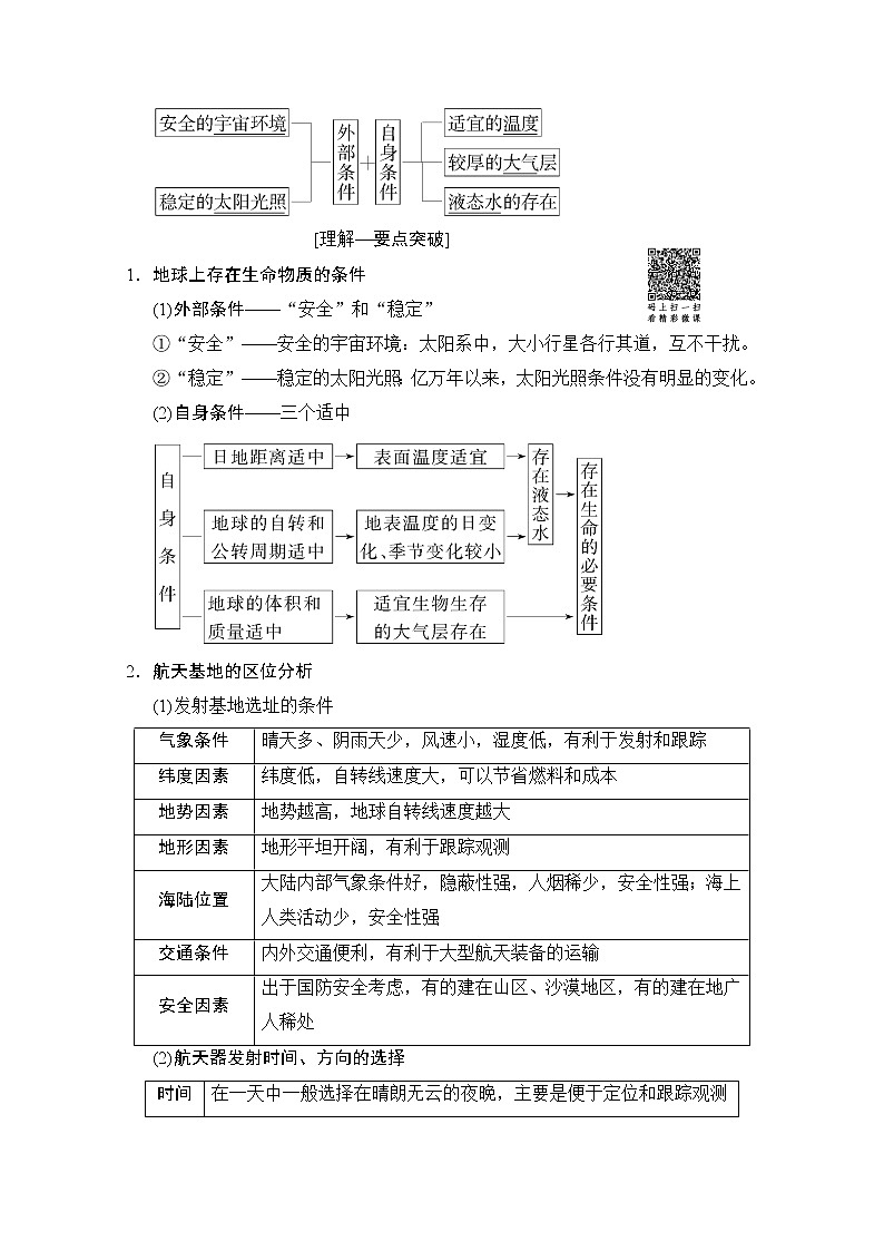 2019届《新动力高考突破》高三地理人教版一轮复习教师用书：第1章第3节地球的宇宙环境太阳对地球的影响地球的结构第2页