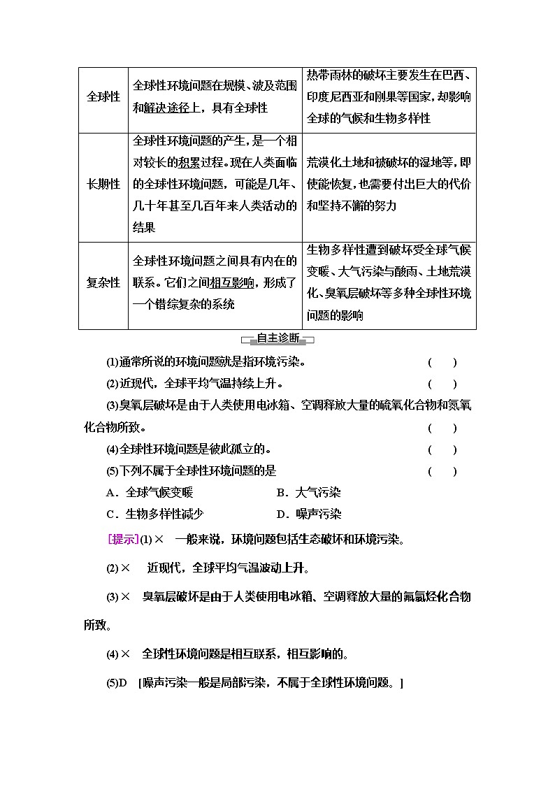 （新教材）2019-2020学年中图版地理必修第二册：第5章第1节　人类面临的主要环境问题03