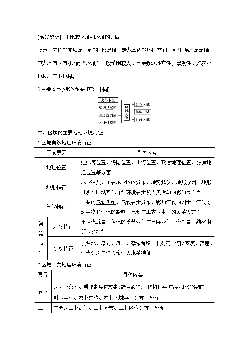 2020人教版（四川专用）高考地理一轮复习教师用书：第35讲区域与区域特征02