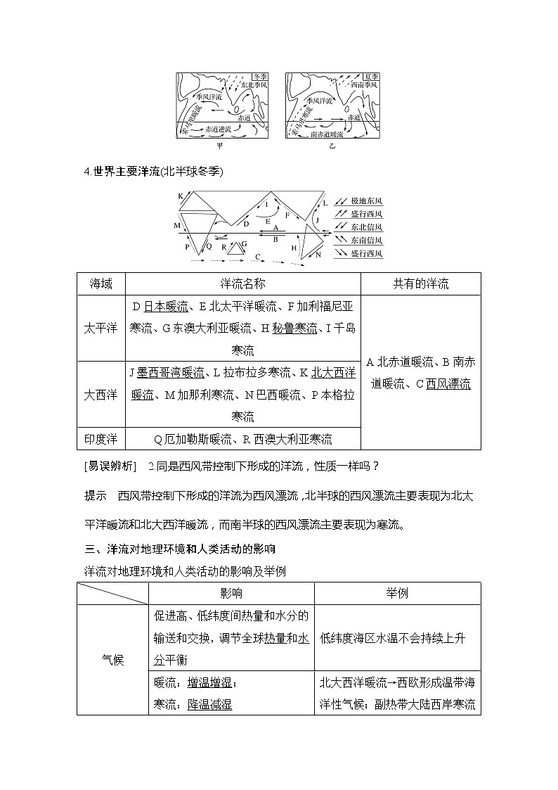 2020人教版（四川专用）高考地理一轮复习教师用书：第15讲洋流03