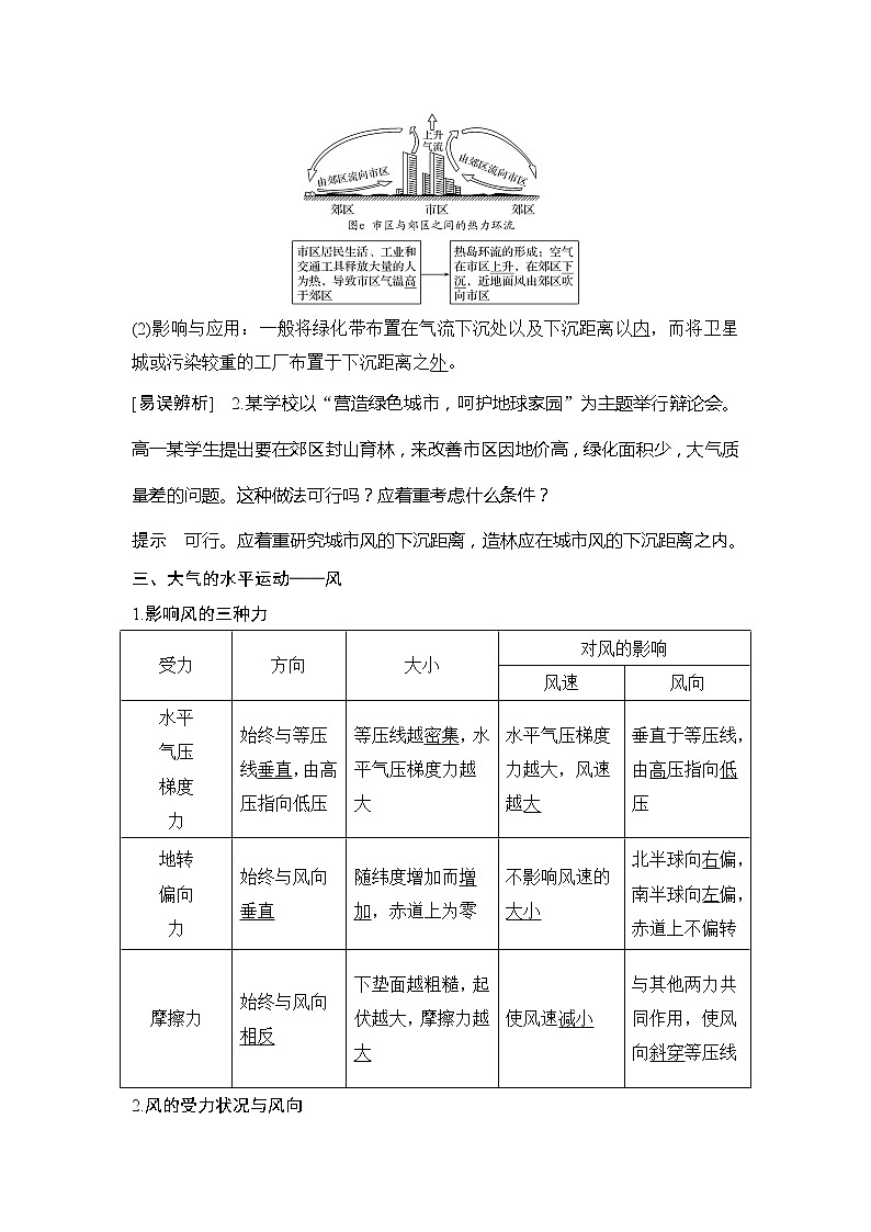2020人教版（四川专用）高考地理一轮复习教师用书：第10讲大气运动与降水03