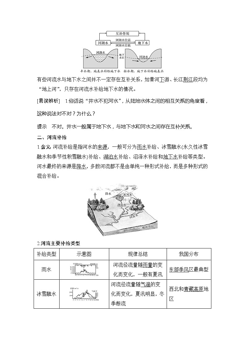 2020人教版（四川专用）高考地理一轮复习教师用书：第14讲陆地水体之间的相互关系02