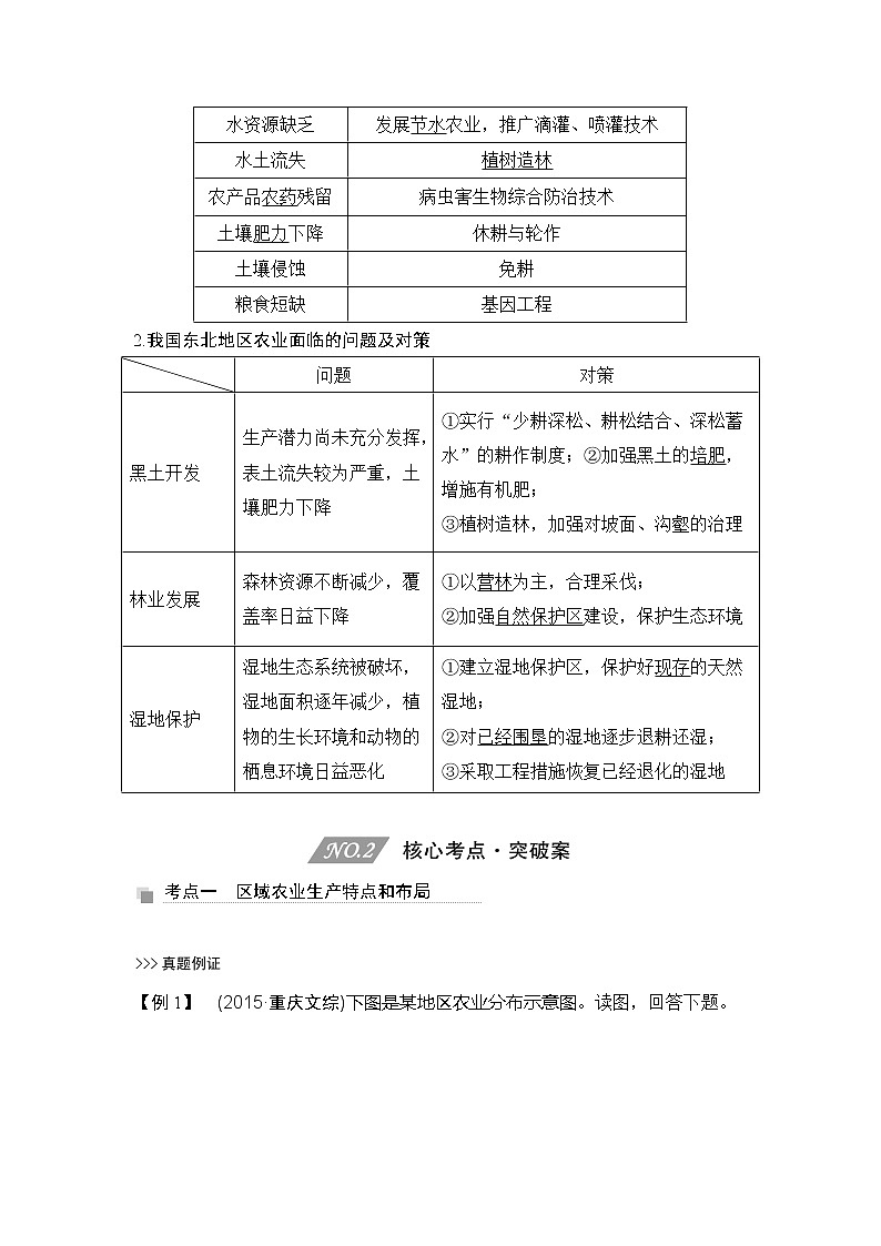 2020人教版（四川专用）高考地理一轮复习教师用书：第25讲区域农业生产03