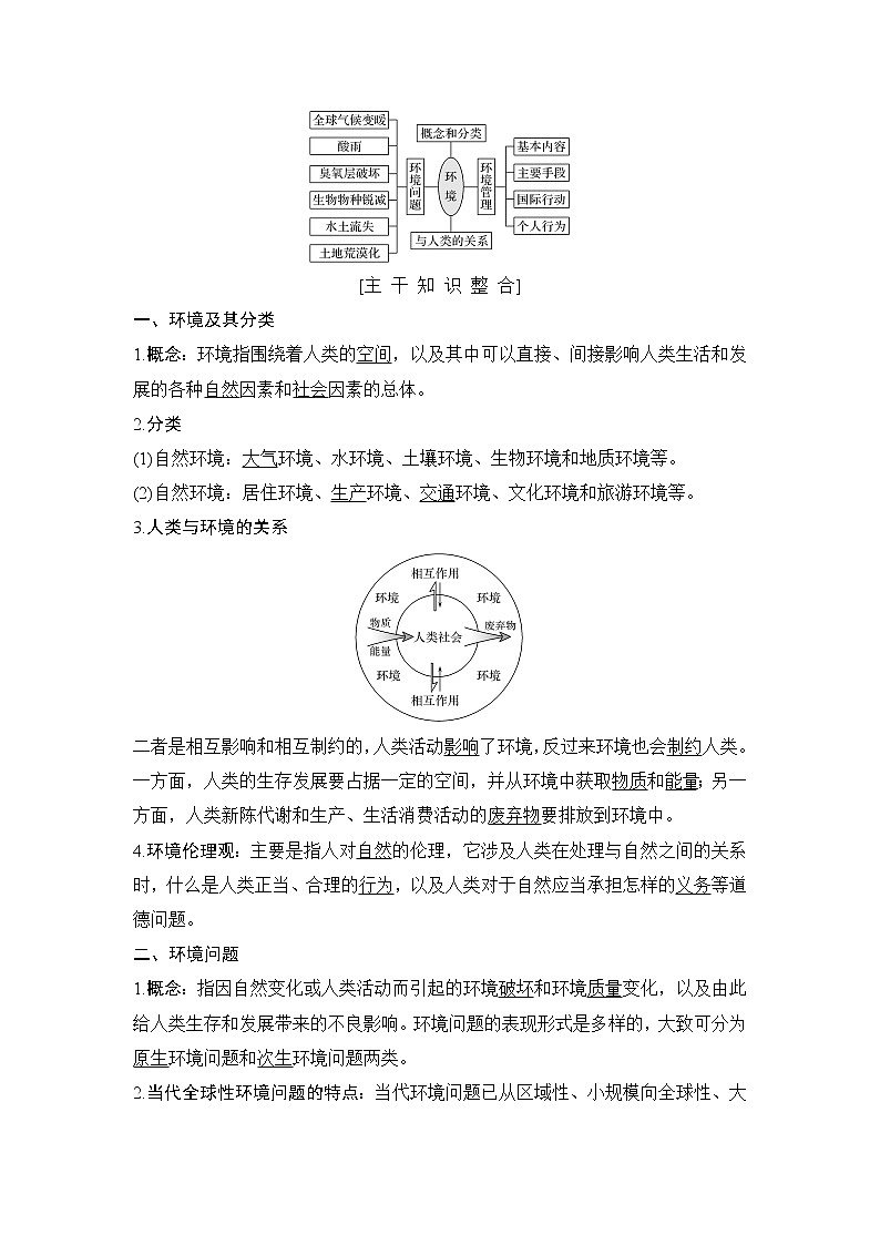 2020人教版（四川专用）高考地理一轮复习教师用书：第42讲环境问题与环境管理02