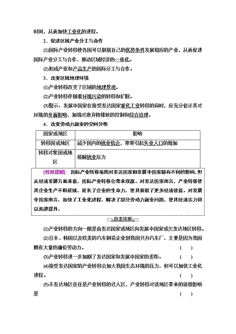 2020-2021学年地理人教版必修3教师用书：第5章第2节　产业转移——以东亚为例02