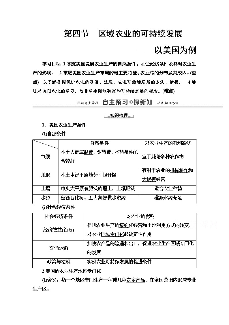 2020-2021学年地理湘教版必修3教师用书：第2章第4节　区域农业的可持续发展01