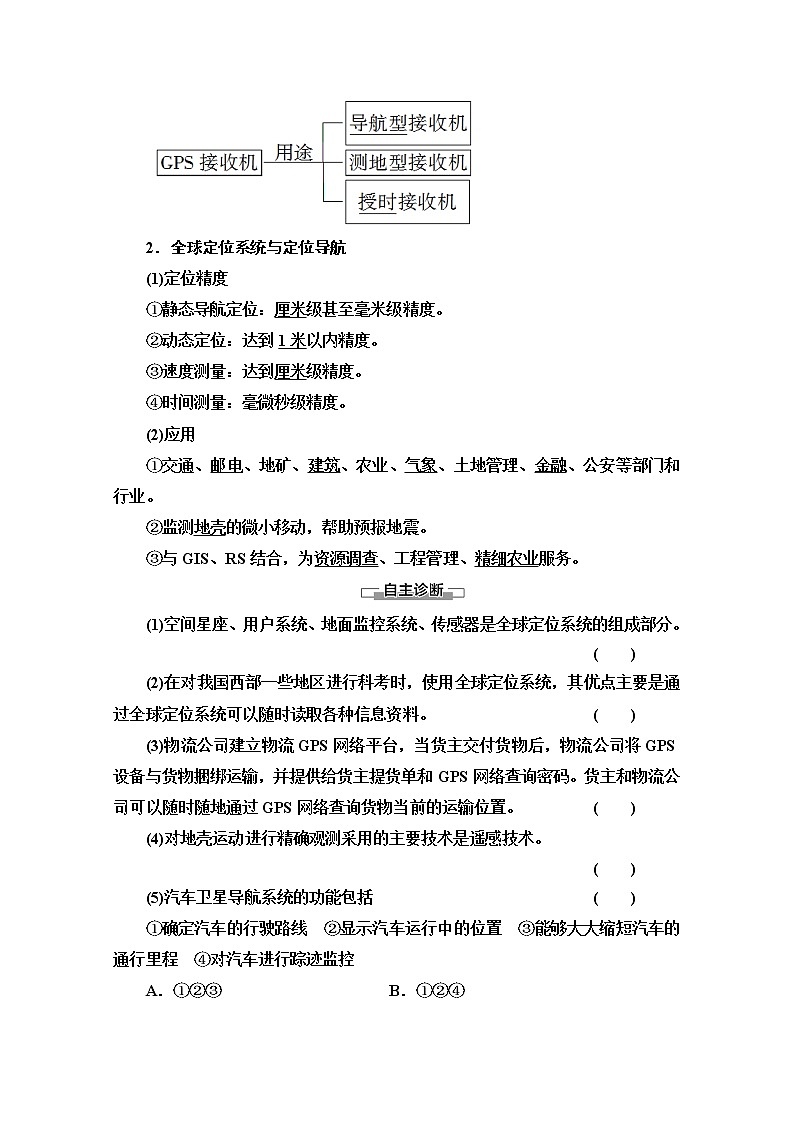 2020-2021学年地理湘教版必修3教师用书：第3章第3节　全球定位系统及其应用02
