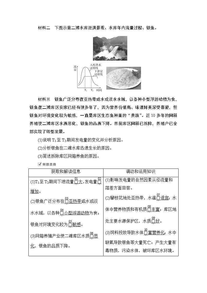 2021届高考地理一轮创新教学案：第十九讲第63课时流域的开发与治理02