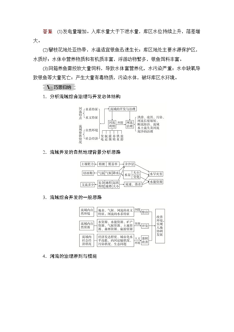 2021届高考地理一轮创新教学案：第十九讲第63课时流域的开发与治理03