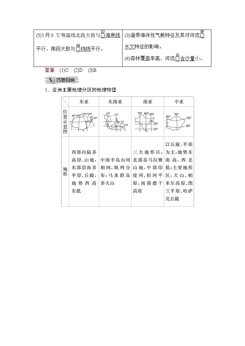 2021届高考地理一轮创新教学案：第二十二讲第71课时世界地理分区02