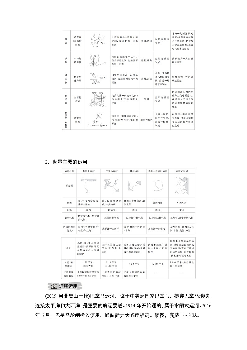 2021届高考地理一轮创新教学案：第二十二讲第70课时世界地理概况03