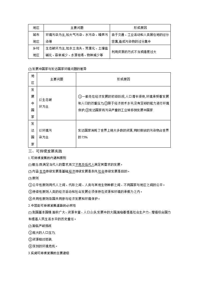 2021高考地理人教版一轮复习教师用书：第十一章　人类与地理环境的协调发展第2页