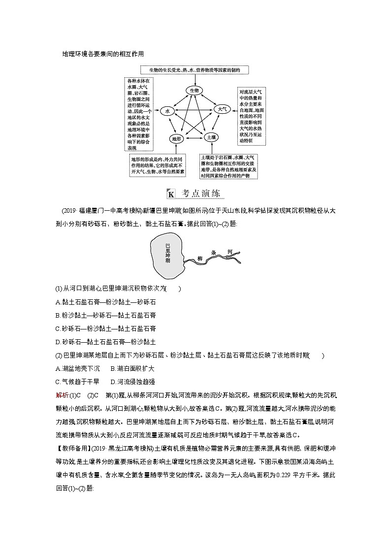 2021高考地理人教版一轮复习教师用书：第五章第1讲　自然地理环境的整体性第3页