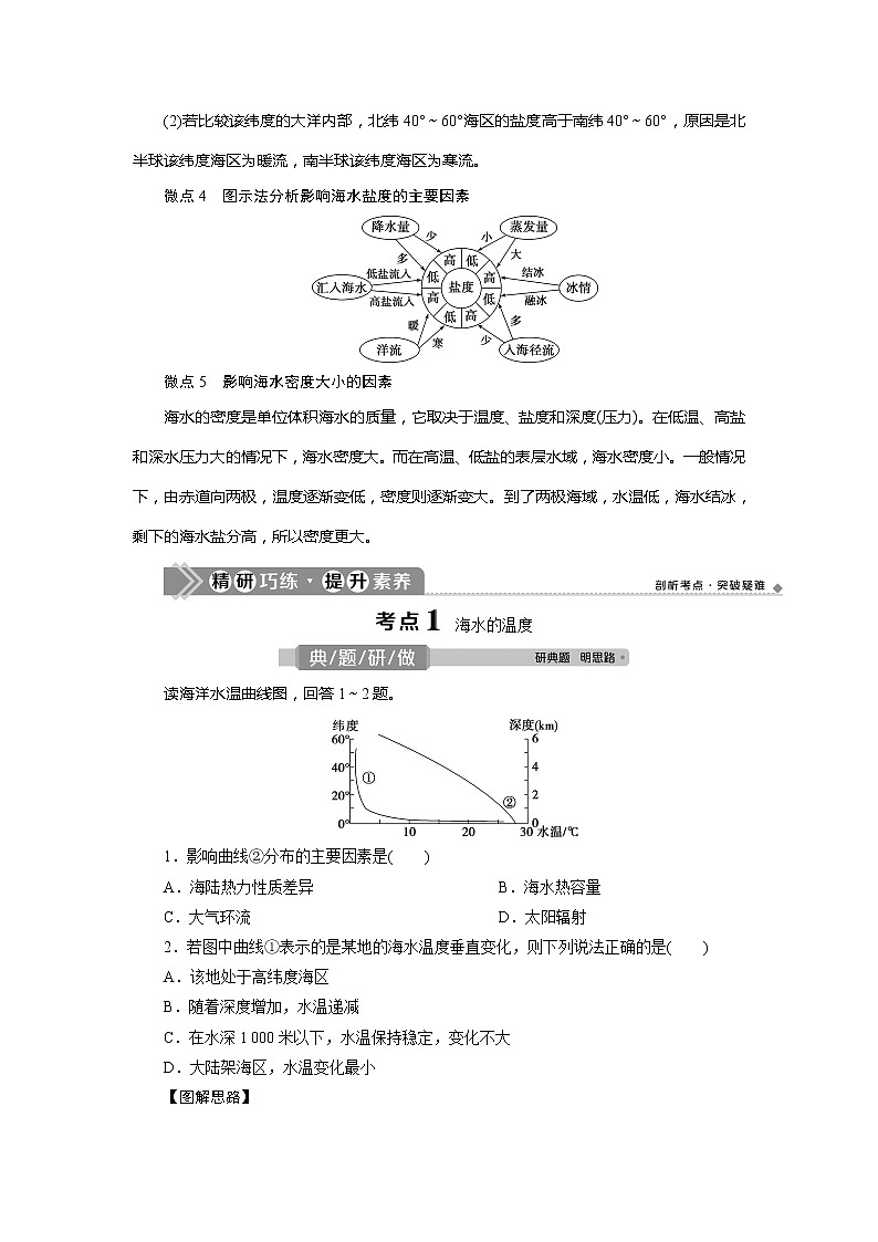 2021版新高考选考地理（人教版）一轮复习教师用书：第13讲　海水的性质第3页