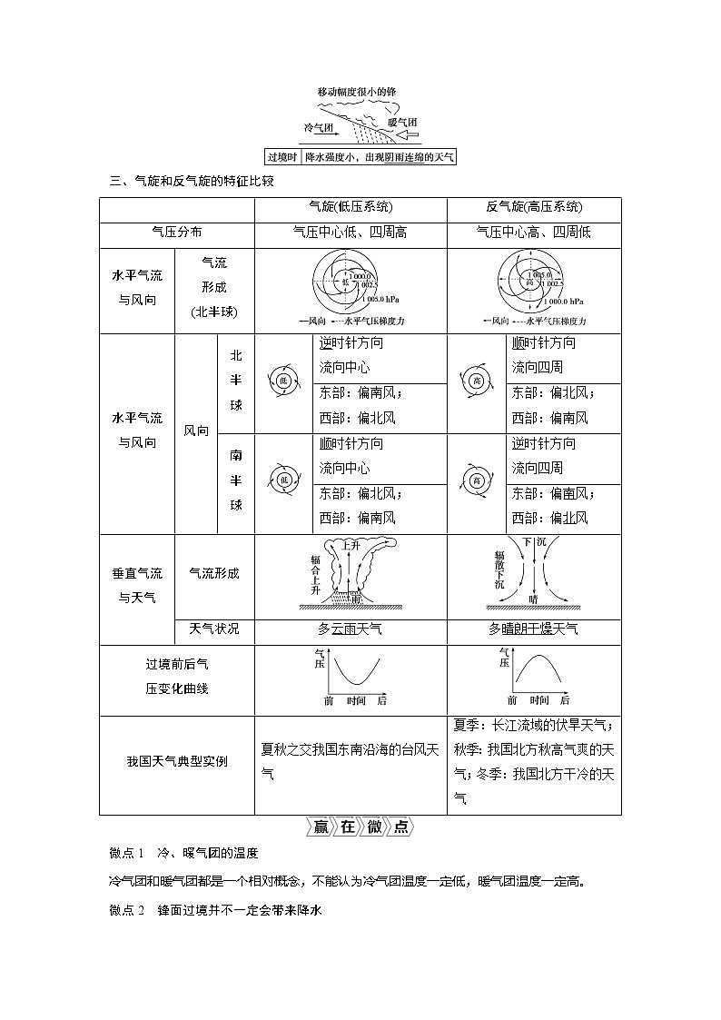 2021版高考地理（中图版）一轮复习教师用书：第8讲　常见的天气系统02