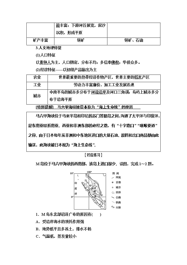 2021版高考地理（鲁教版）一轮复习讲义：第13单元第2讲　世界重要地区02
