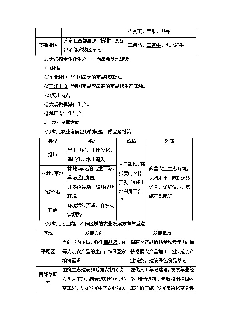 2021版新高考地理（人教版）一轮复习教师用书：第3部分第15章第1讲　区域农业发展（我国的东北地区与美国的农业生产）第3页