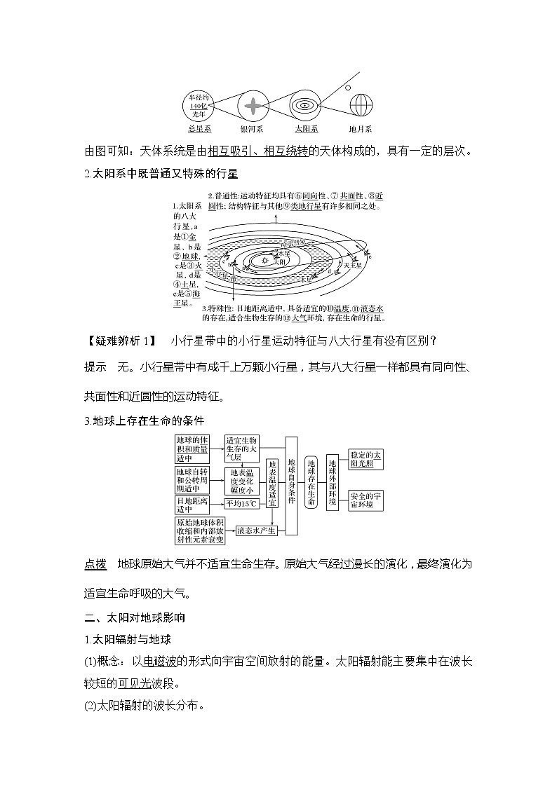 2020《创新设计》高考地理（湘教版）一轮复习教师用书：第3讲宇宙中的地球和太阳对地球的影响第2页