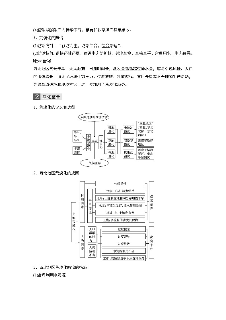 2020版地理新导学浙江选考大一轮精讲讲义：必修Ⅲ第二章第38讲　荒漠化的危害与治理02