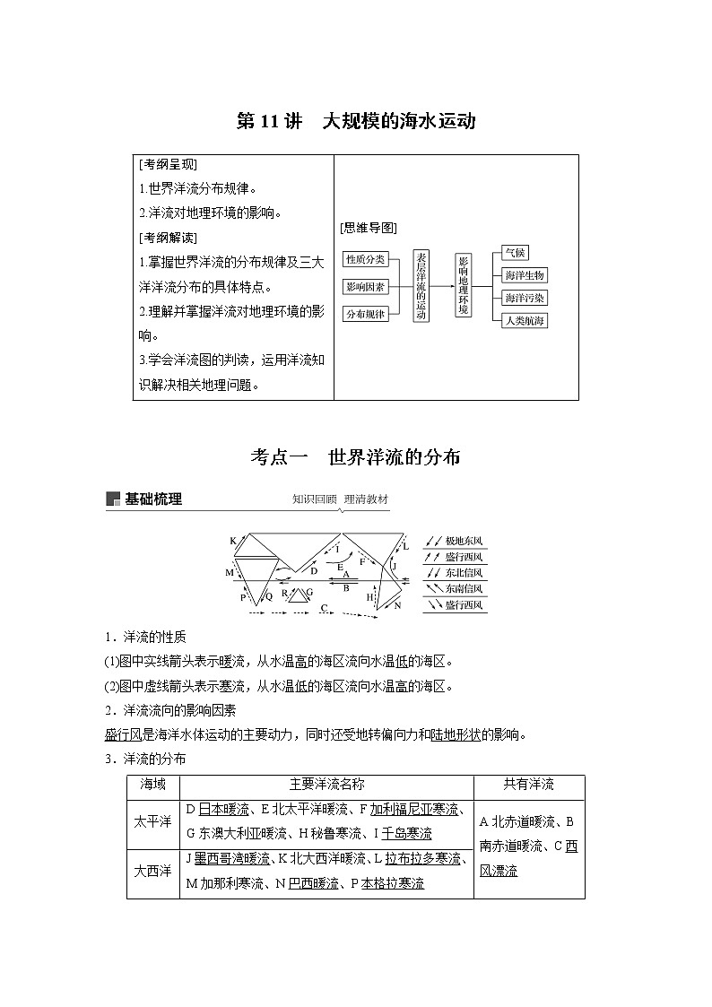 2020版地理新导学大一轮人教版讲义：必修①第四章地球上的水第11讲01