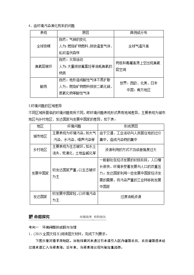 2020版地理新导学大一轮人教版讲义：必修②　第六章　人类与地理环境的协调发展第25讲03