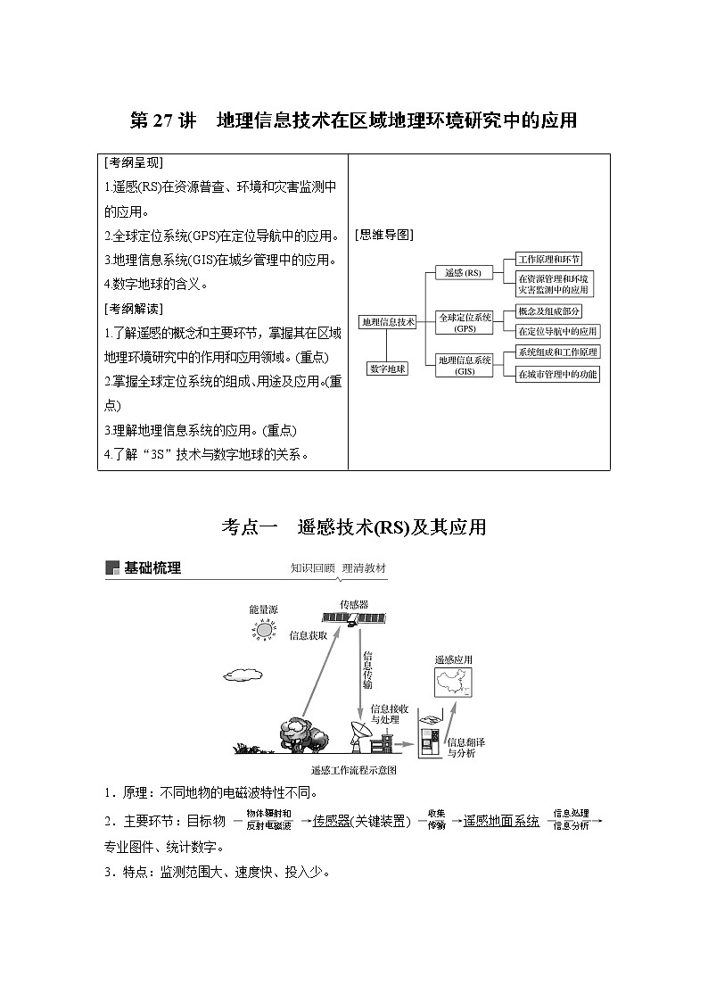 2020版地理新导学大一轮人教版讲义：必修③　第一章地理环境与区域发展第27讲01