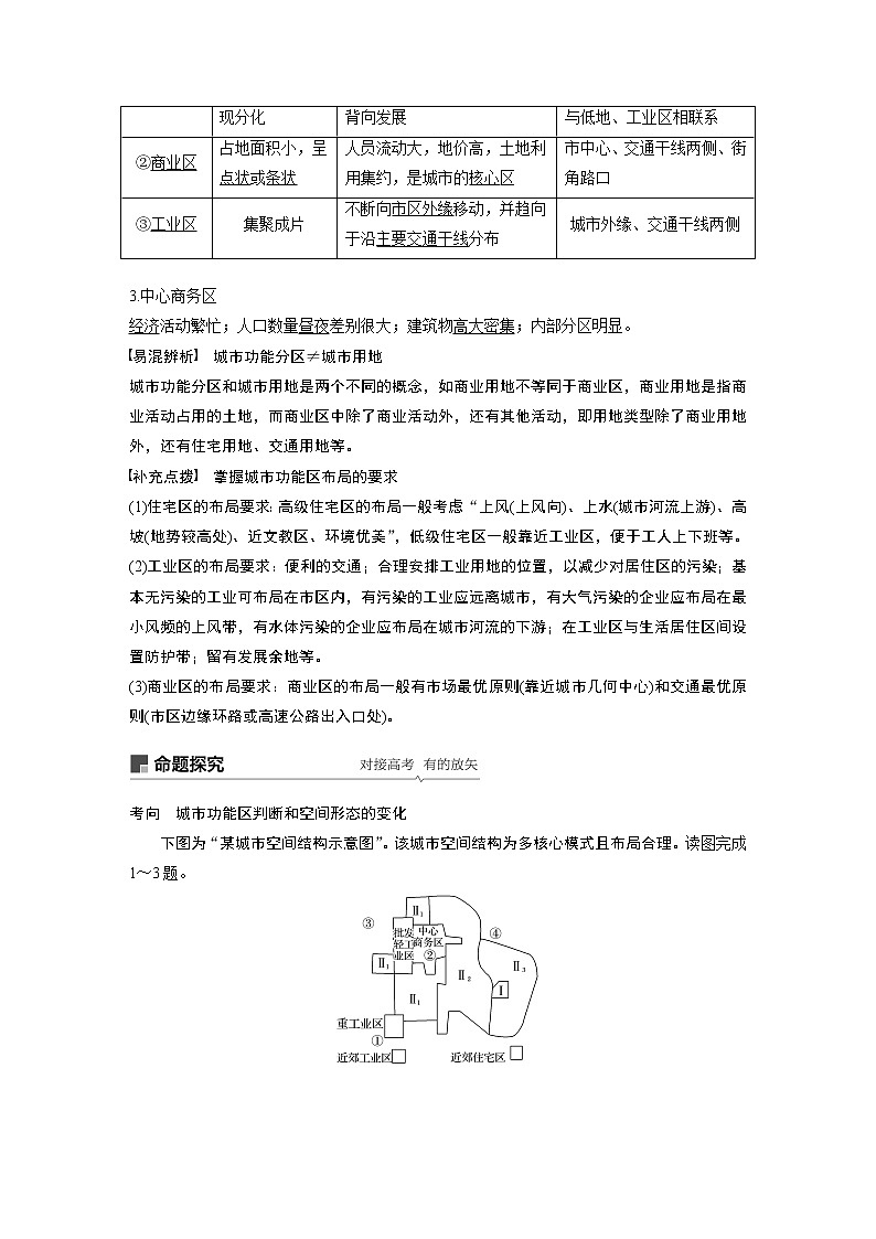 2020版地理新导学大一轮鲁教新高考（鲁京津琼）讲义：第二册　第二单元　城市与地理环境第21讲02